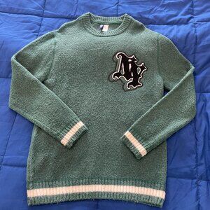 H&M Divided Harry Potter Slytherin House Sweater - Green - Size S